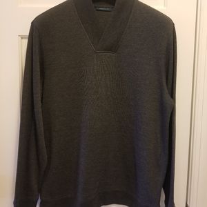 Men's Pullover Sweater, Gray, XL